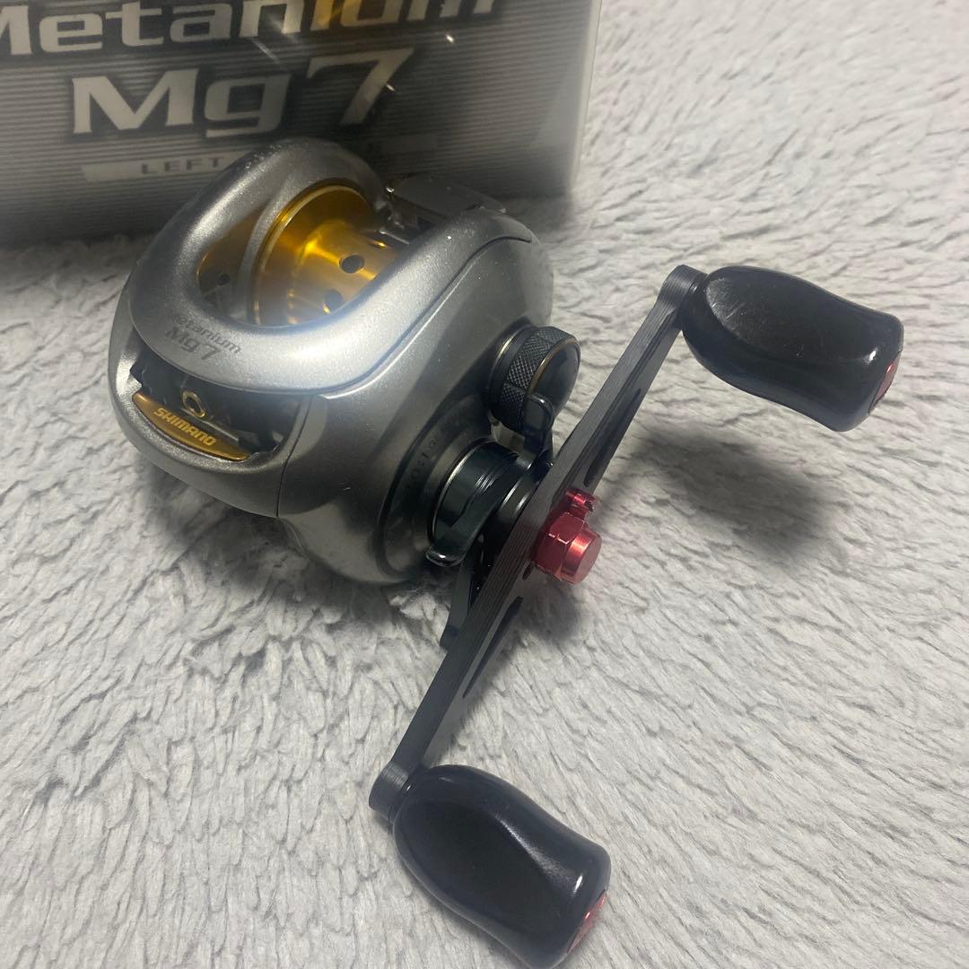 シマノ　07メタニウムmg7 ZPI 92ミリハンドル　レフト　美品