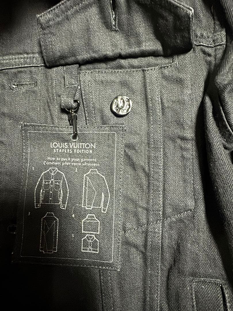 【ルイヴィトン（louis vuitton）】ブラックデニムジャケット