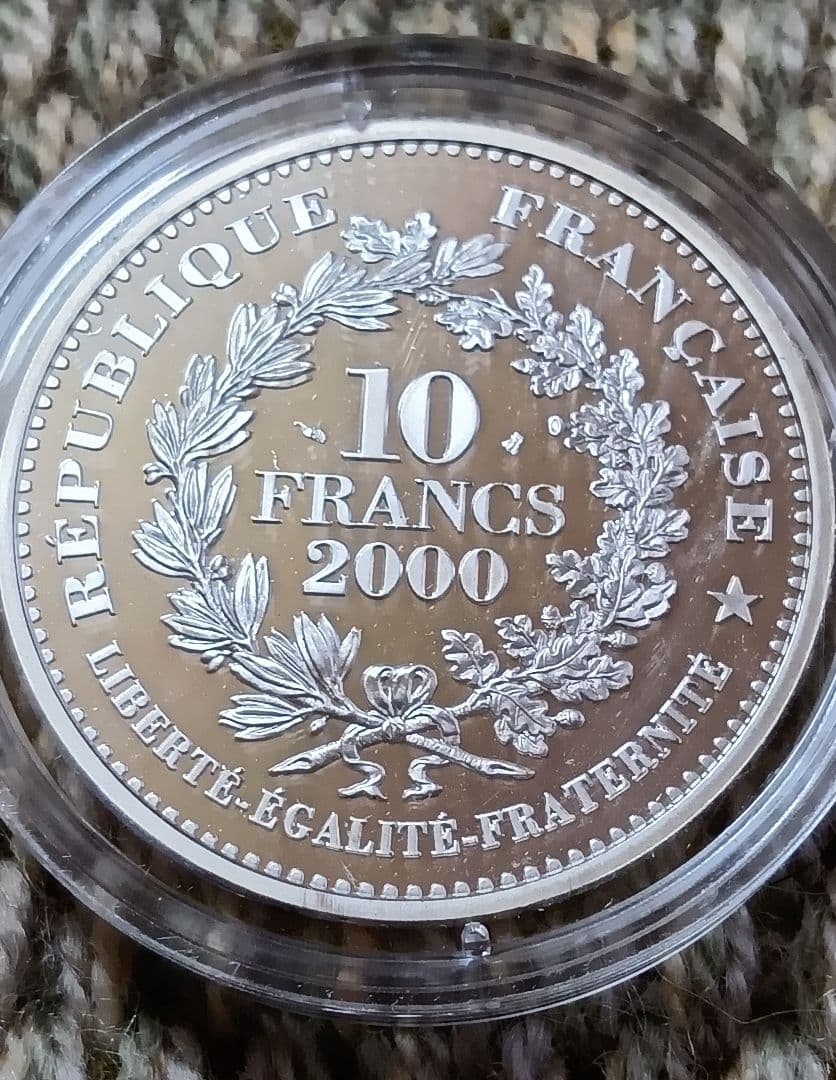パリシイ族のスタテールフランス10フラン記念銀貨