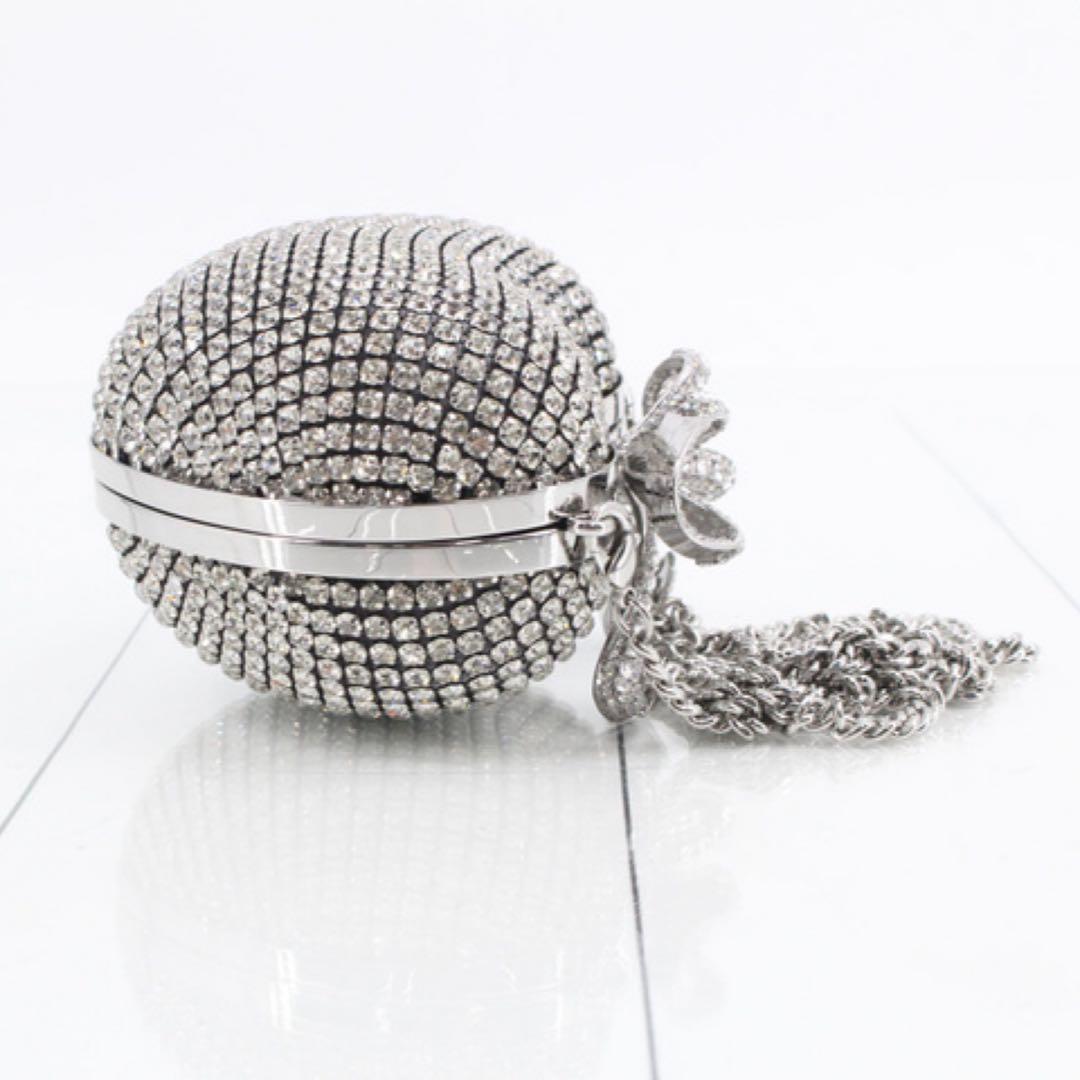 ✨極美品✨ crystal heart clutch パーティーバッグ