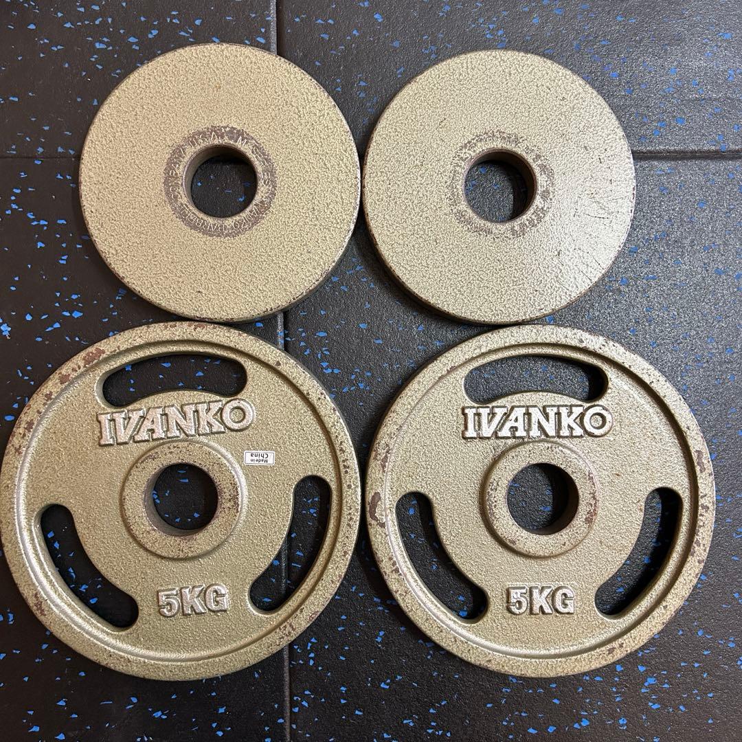 IVANKO イヴァンコ 50mm径オリンピックプレート 5kg/2.5kg