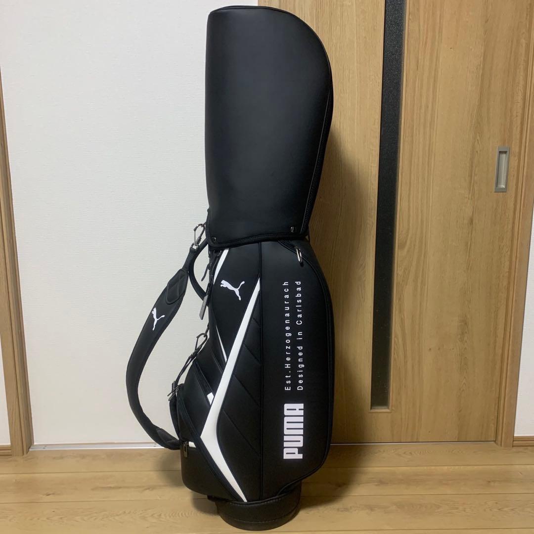 美品 プーマ PUMA ベーシック23CB キャディバッグ ブラック