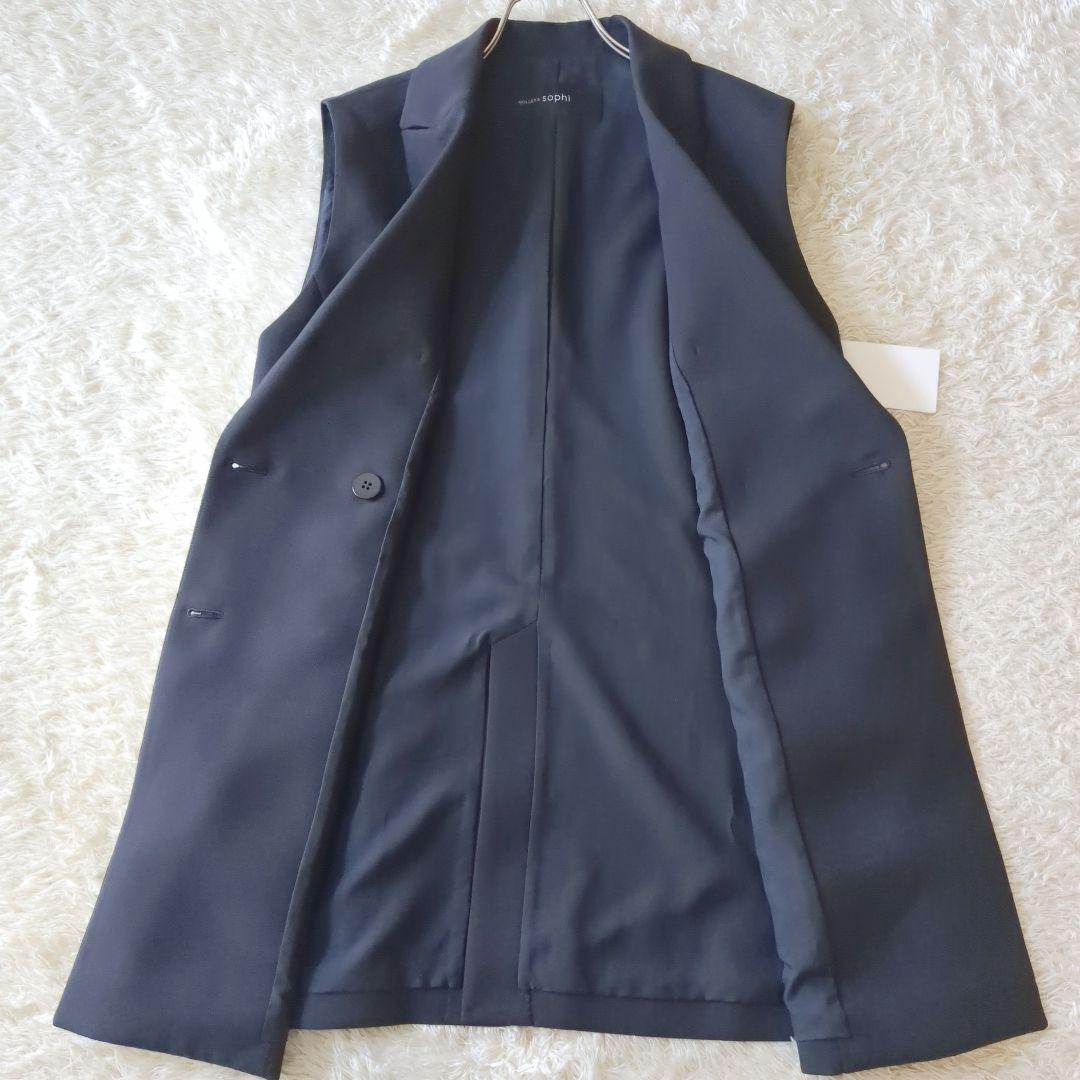 新品♥24200円◆NOLLEY'S sophi トリプルクロスメタル釦 ベスト