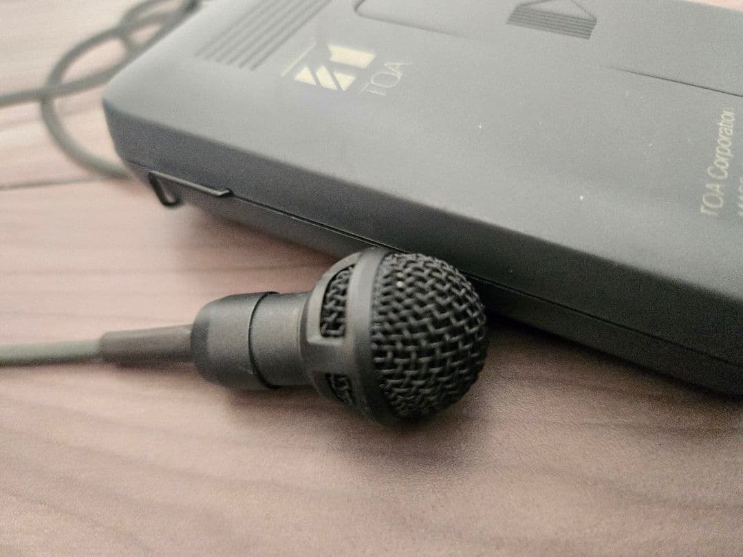 【TOA】無線ワイヤレスマイクロフォンWM-1310ピンマイクタイピン