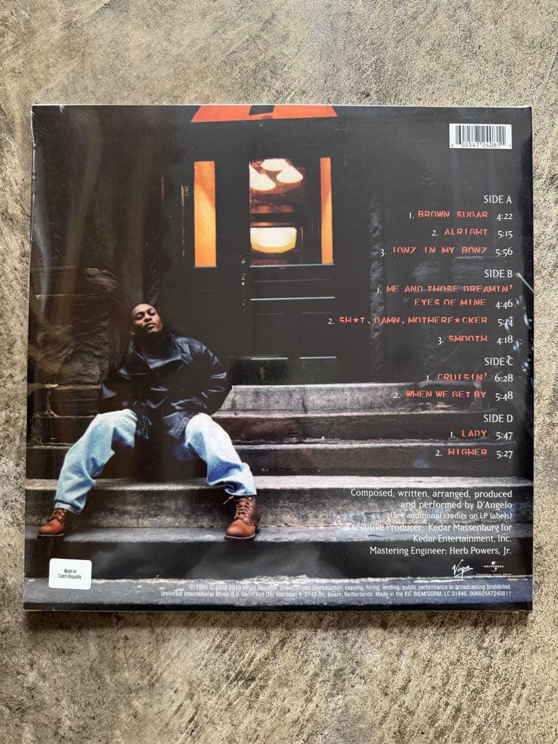 新品未使用 D'angelo \"Brown Sugar\" 2LP