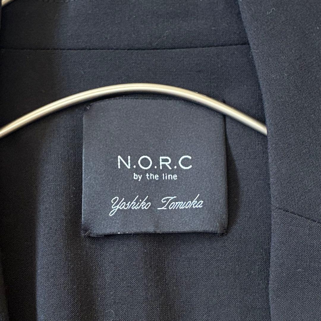 彩のすけ　N.O.R.C ノーク 富岡佳子 2WAYドライウールジレ 黒