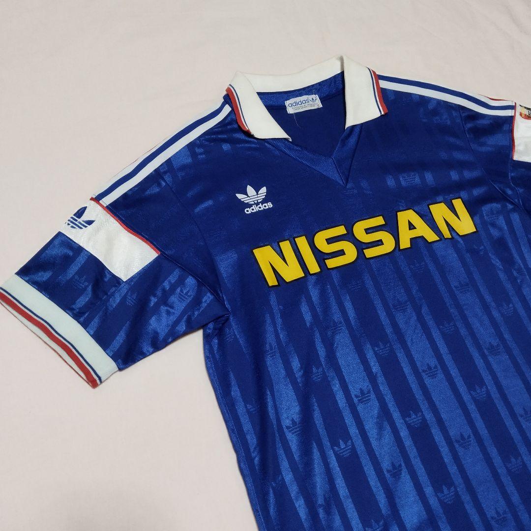 アディダス　日産自動車　田中真二　選手支給品　　　 サッカー　80s 　Mサイズ