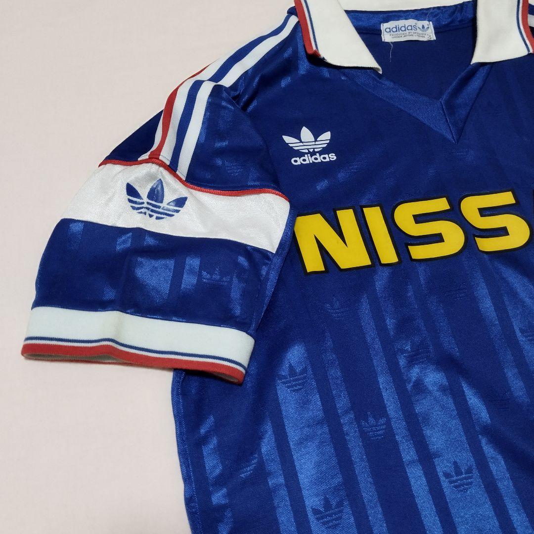 アディダス　日産自動車　田中真二　選手支給品　　　 サッカー　80s 　Mサイズ