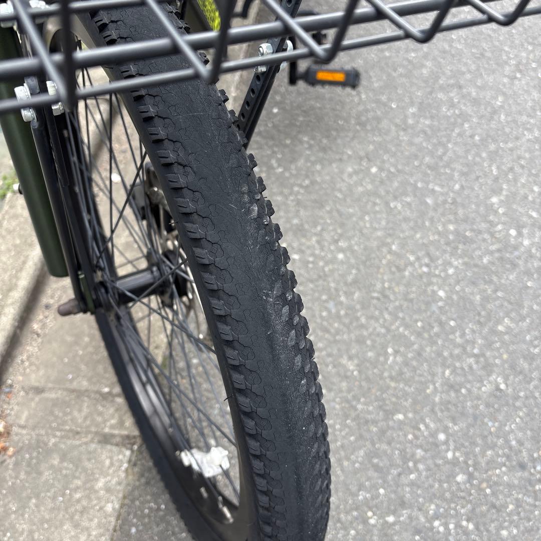 88サイクル　前カゴ、チャイルドシート付き　大阪