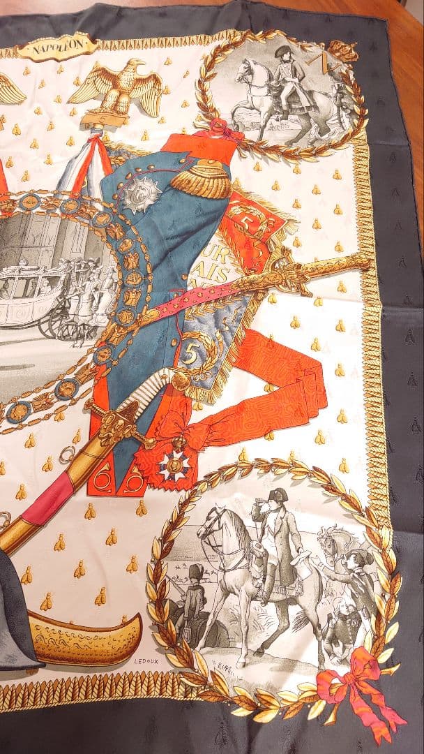 Kare90　HERMESスカーフNAPOLEON 大判