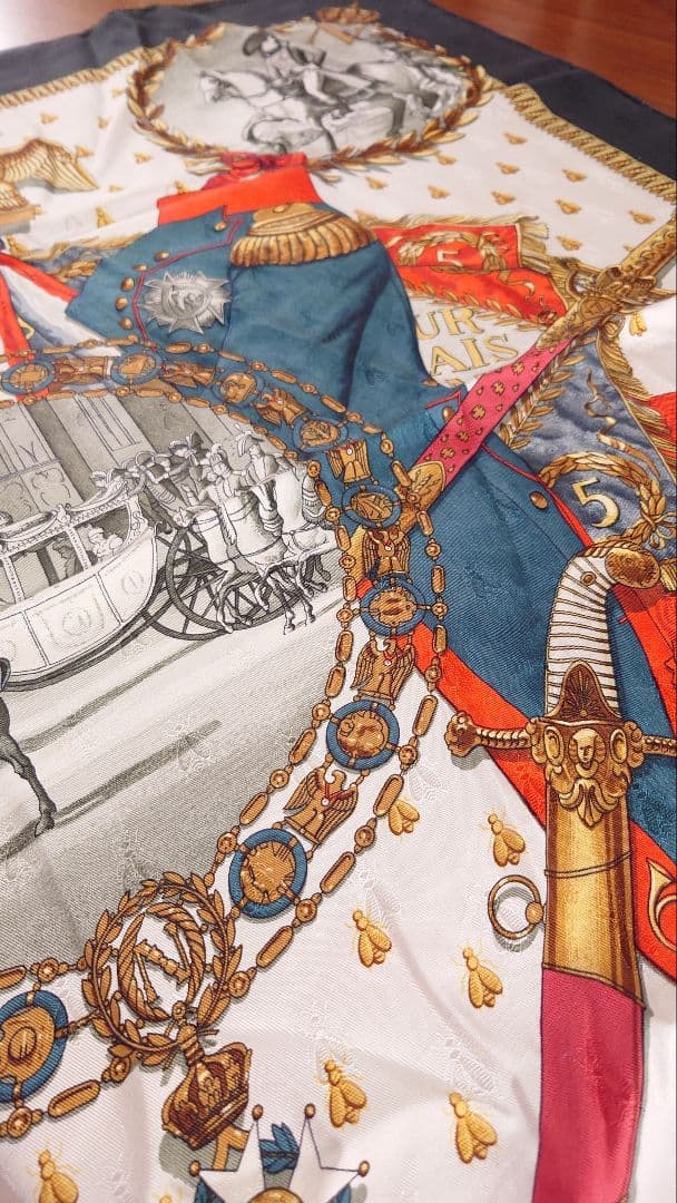 Kare90　HERMESスカーフNAPOLEON 大判