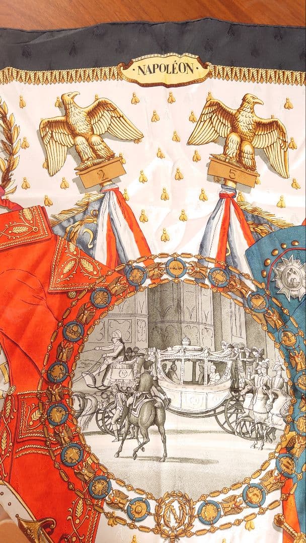 Kare90　HERMESスカーフNAPOLEON 大判