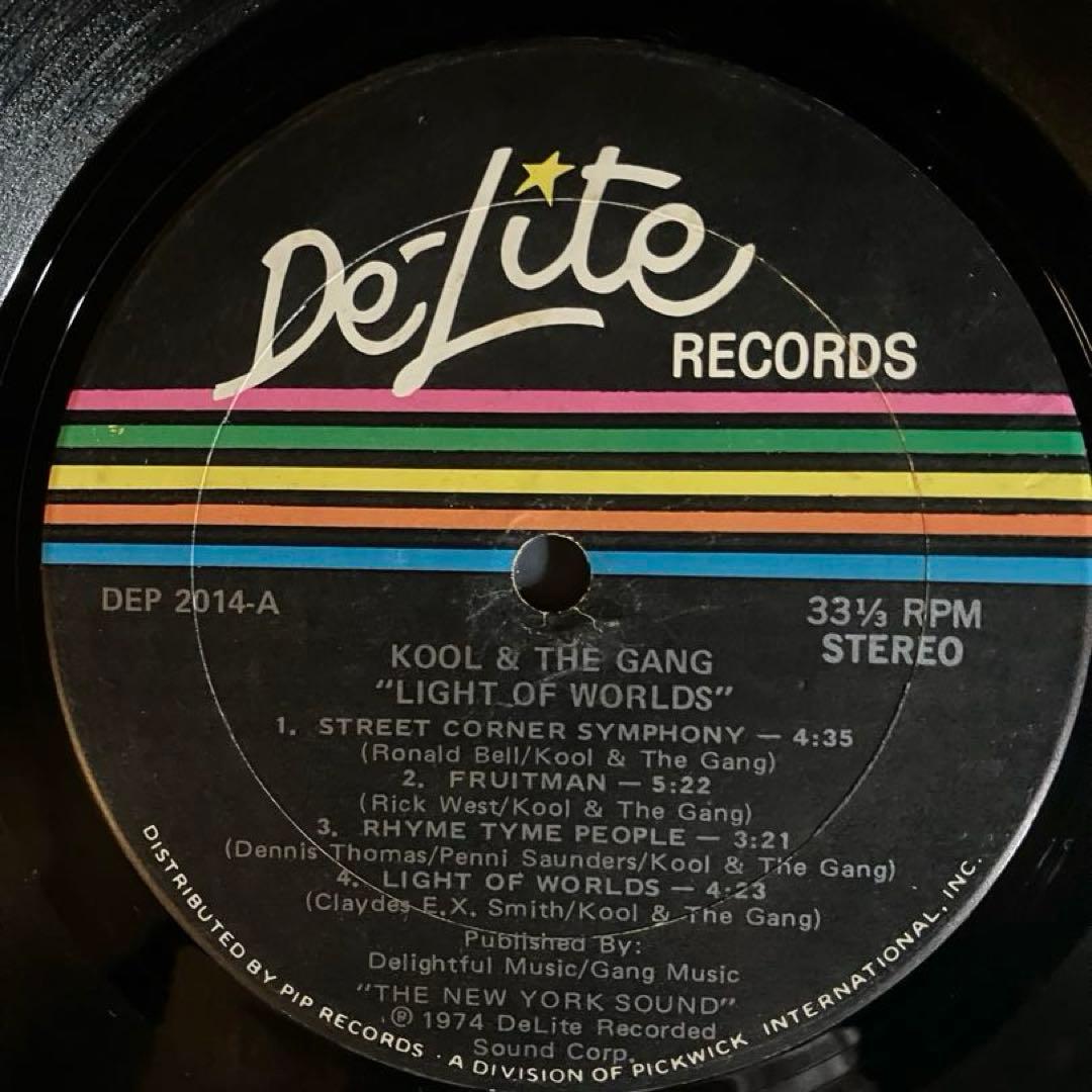 US盤 Kool & The Gang/Light of Worlds レコード