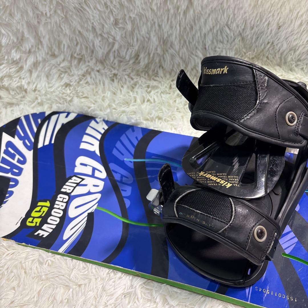 kissmark ビンディング × AIR GROOVE スノーボード 155