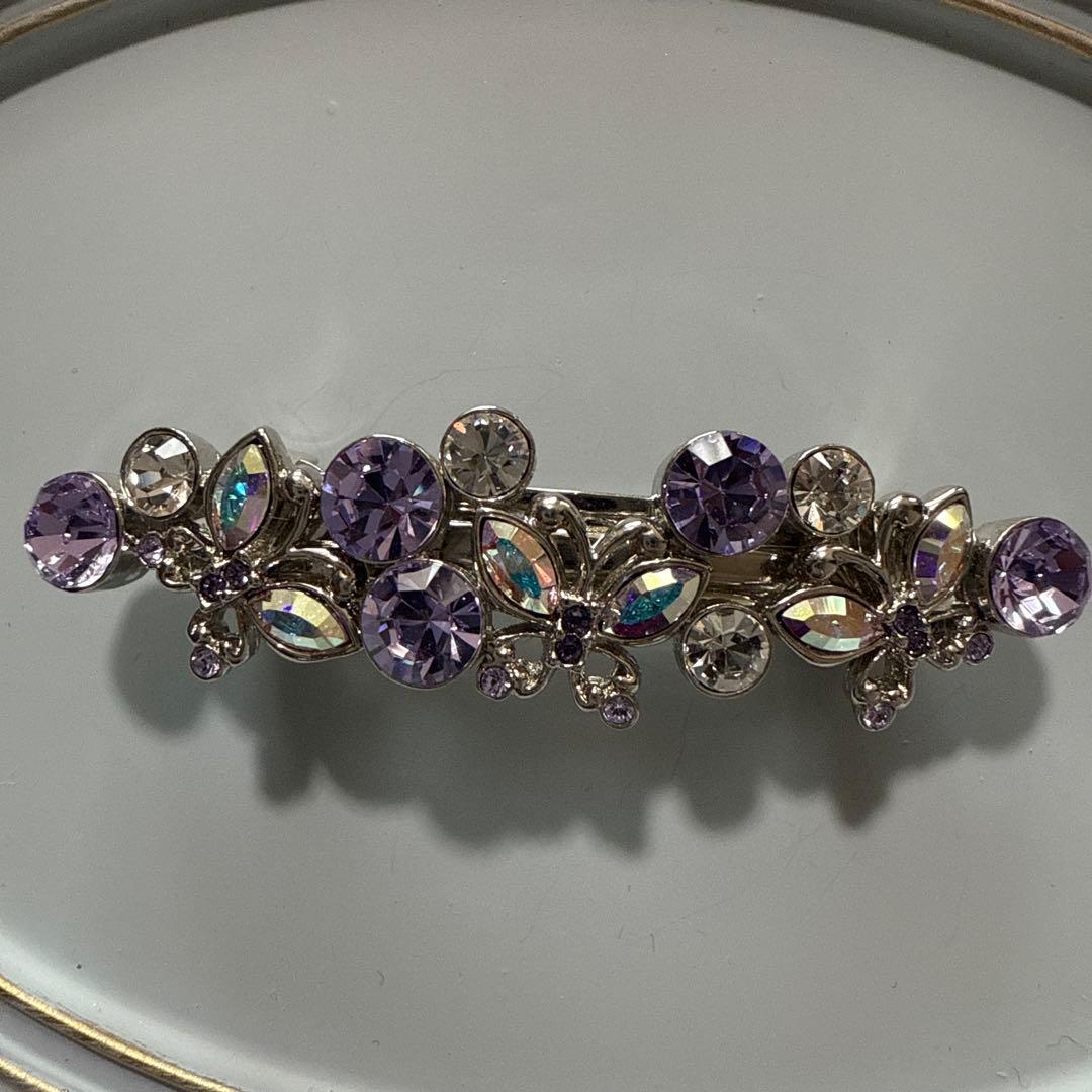 ANNA SUI バレッタ　ヘアピン　蝶デザイン　美品