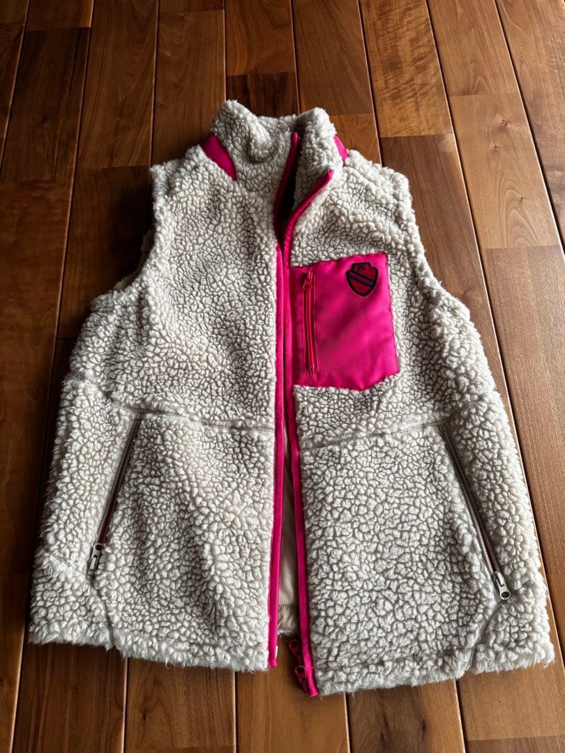 美品　パーリーゲイツ ベスト　モコモコ　サイズ1