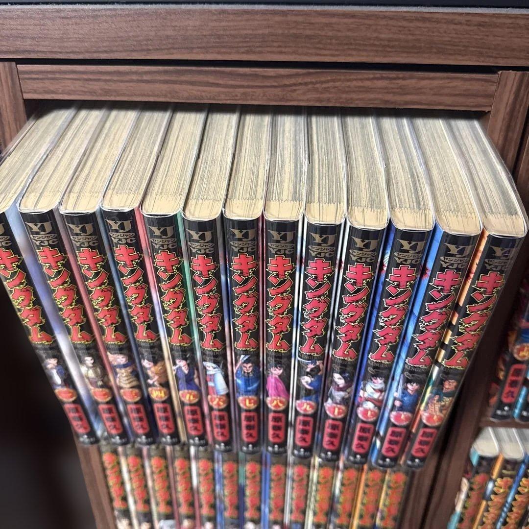 キングダム　漫画全巻セット　1〜78巻 フィルムカバー付　26巻以降全て初版