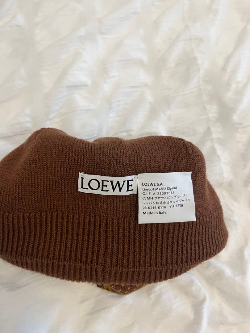 限定コラボ】LOEWE × Suna Fujita ニット帽 ビーニー 完売品