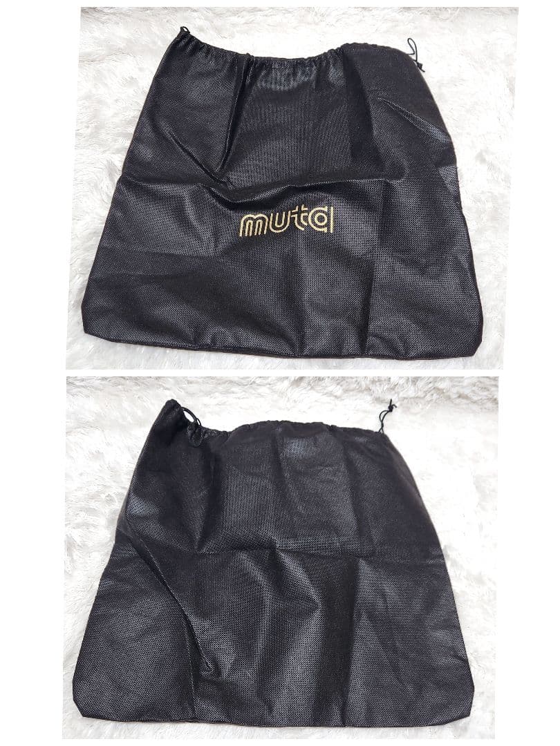 【ほぼ未使用・収納袋付】muta MARINE バイカラー ナイロンバッグ