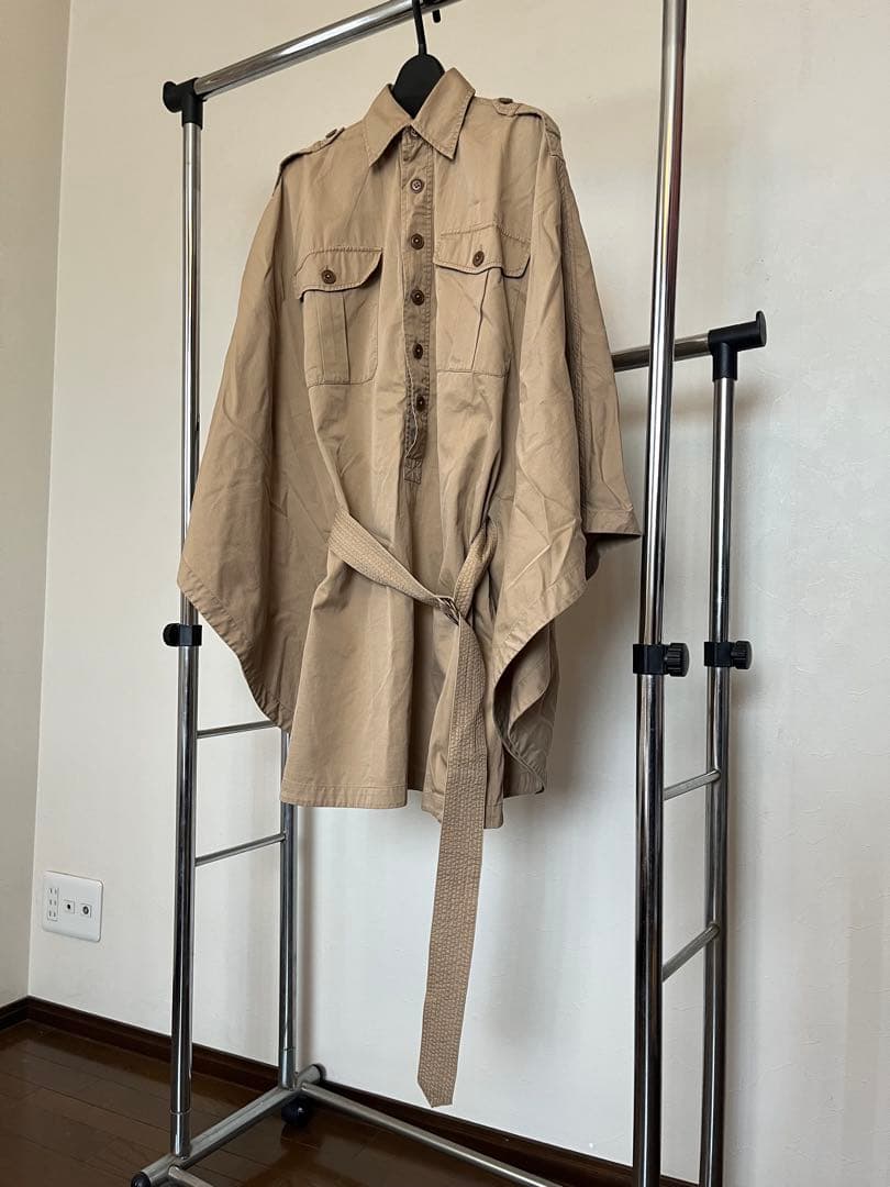 Itami専用　POLO ベージュ ポンチョ ケープコート ベルト 秋 冬