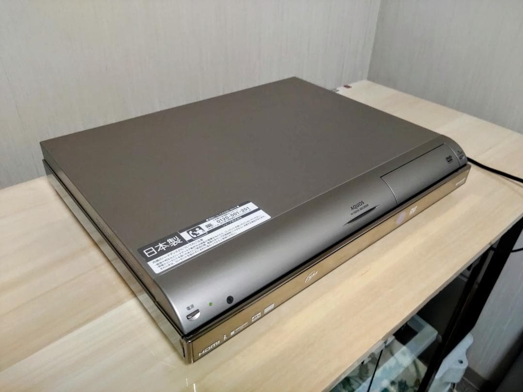 【HDD録画良好】シャープ ハイビジョンレコーダー DV-AC52 リモコン新品