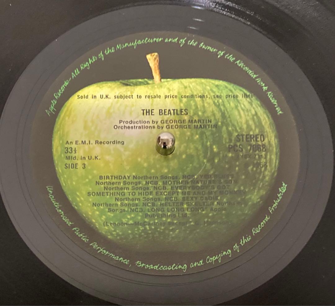 超初期　UKオリジナル盤　ビートルズ　ホワイトアルバム　stereo レコード