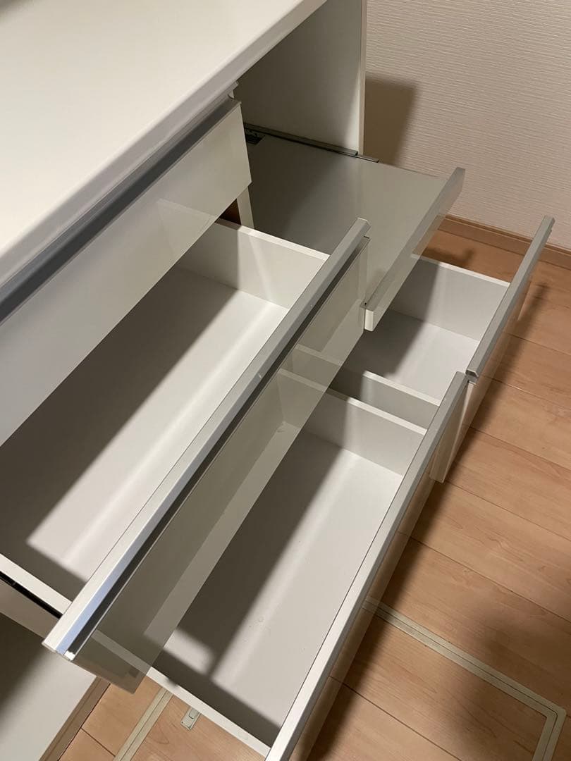 食器棚　ホワイト　W140cm