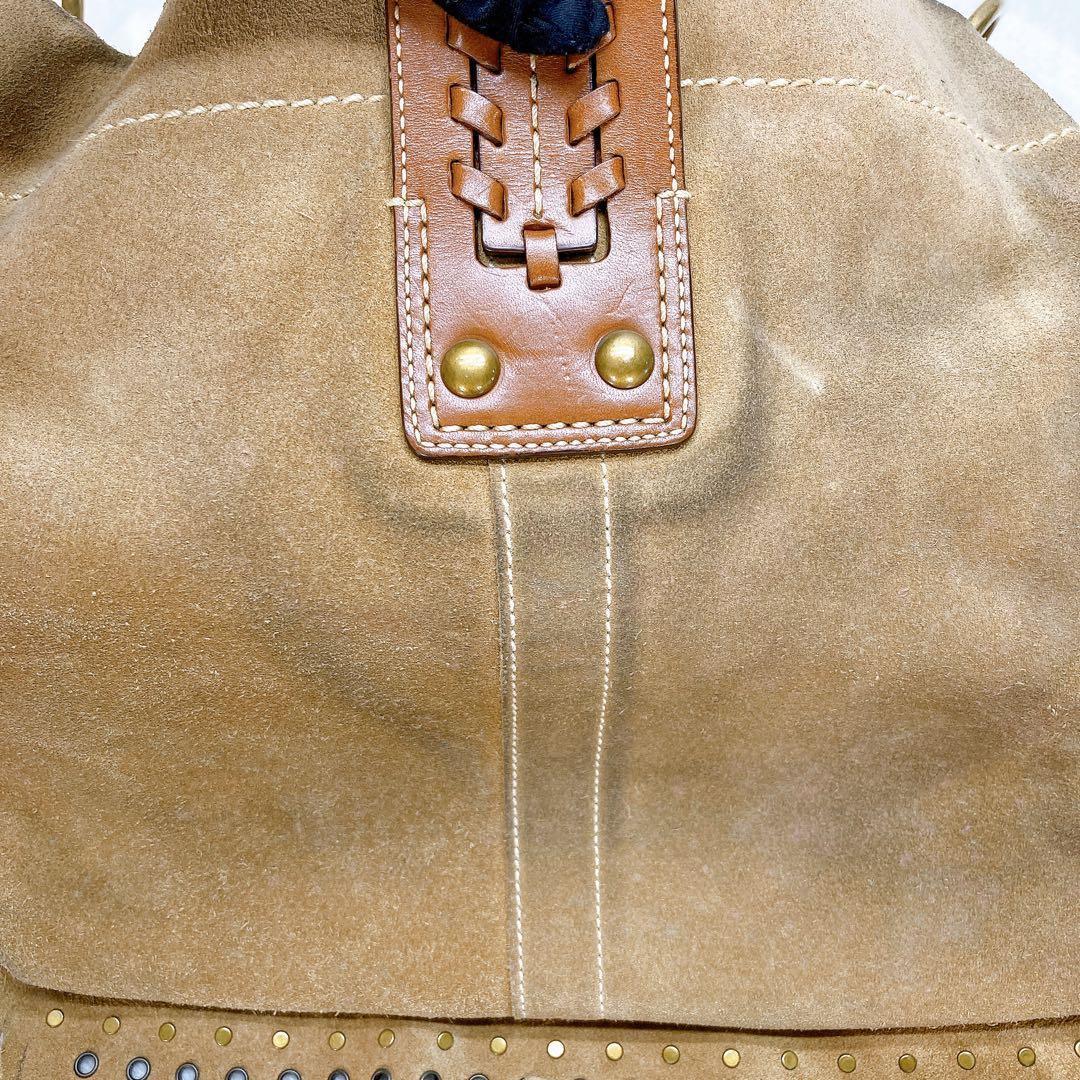 ✨激レア✨COACH コーチ ワンショルダーバッグ フリンジ スタッズ y2k