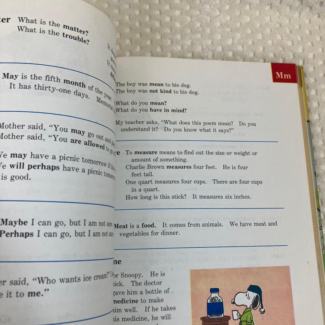 The Charlie Brown Dictionary スヌーピー 英語辞書