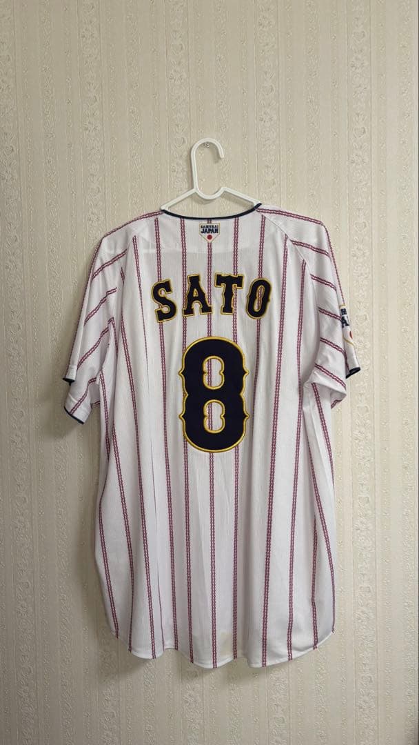 侍ジャパン レプリカユニホーム プレミア12モデル 佐藤輝明 Lサイズ