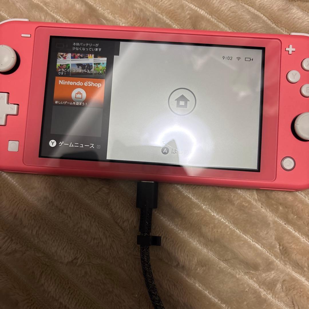 Nintendo Switch LITE コーラル 動作確認済み