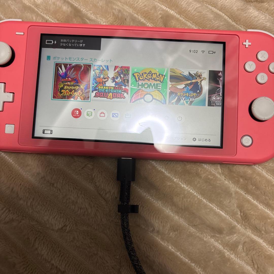 Nintendo Switch LITE コーラル 動作確認済み
