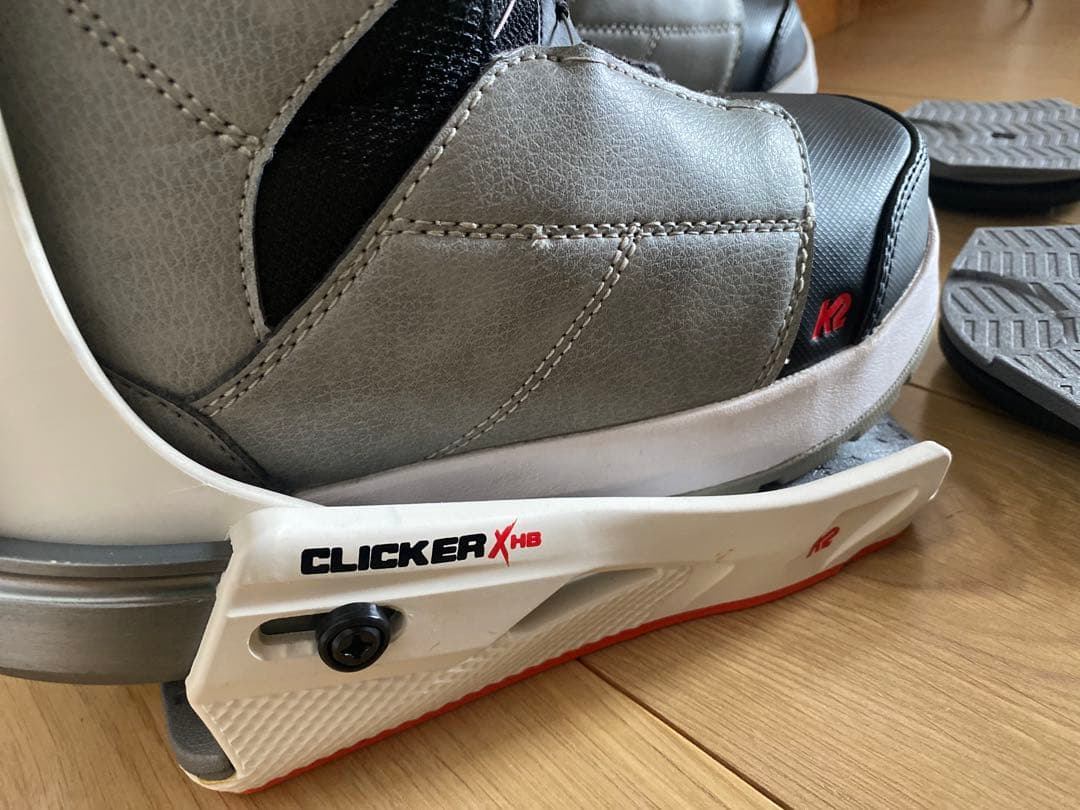 美品！K2 CLICKER ステップイン ブーツ/ビンディング 2点セット