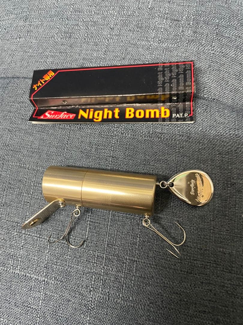 未使用 サーフフェイス ナイトボム トップウォータールアー3個まとめ売り 釣り具