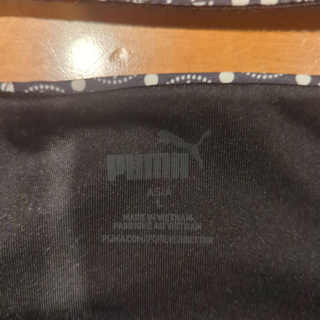 ブラックとホワイトのヨガウェアセット、プーマ、PUMA　L