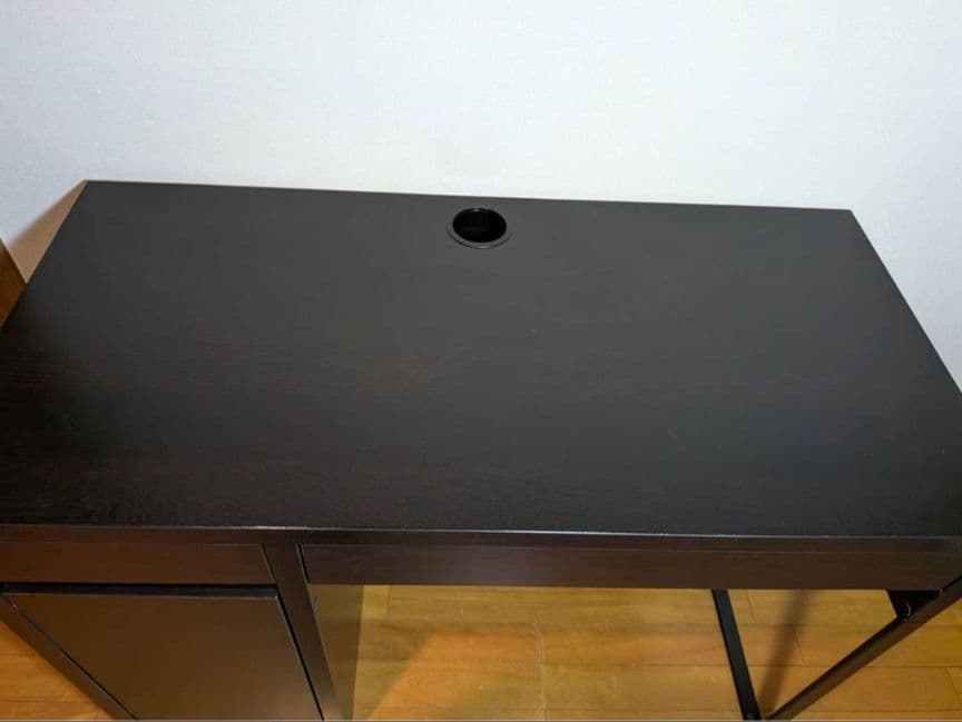 《送料込》IKEA ミッケ ブラック 作業机 学習机 デスク テーブル引出し