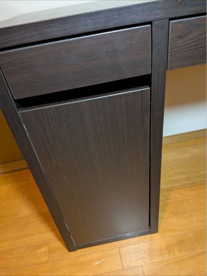 《送料込》IKEA ミッケ ブラック 作業机 学習机 デスク テーブル引出し