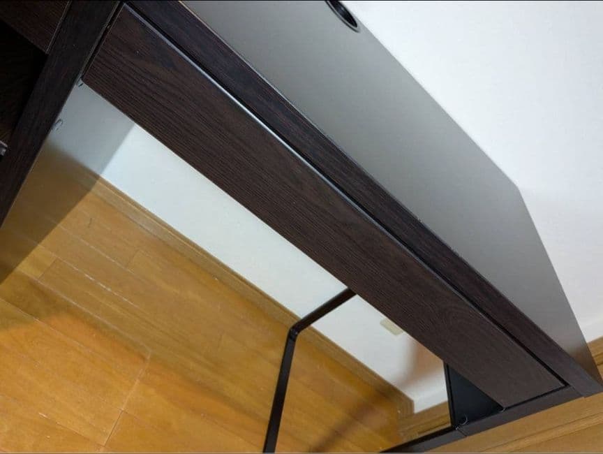 《送料込》IKEA ミッケ ブラック 作業机 学習机 デスク テーブル引出し
