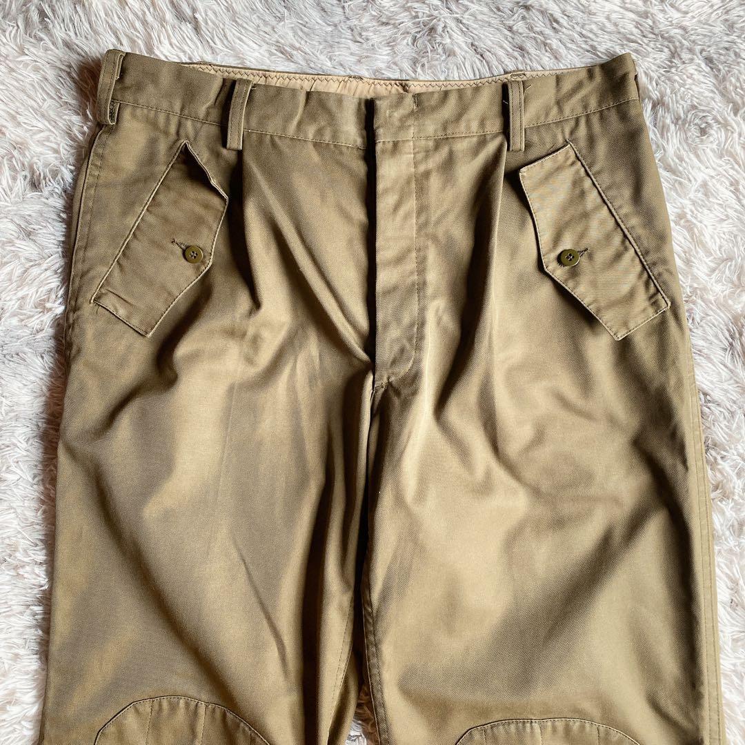 美品✨レア✨古着 スペイン軍 パラシュートパンツ ダブルニー ミリタリーパンツ