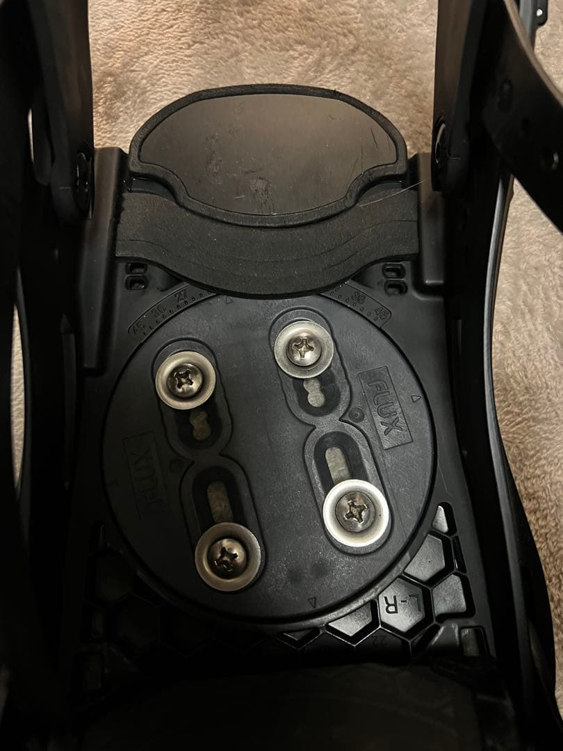 FLUX DS 25-26 スノーボードビンディング ブラック L