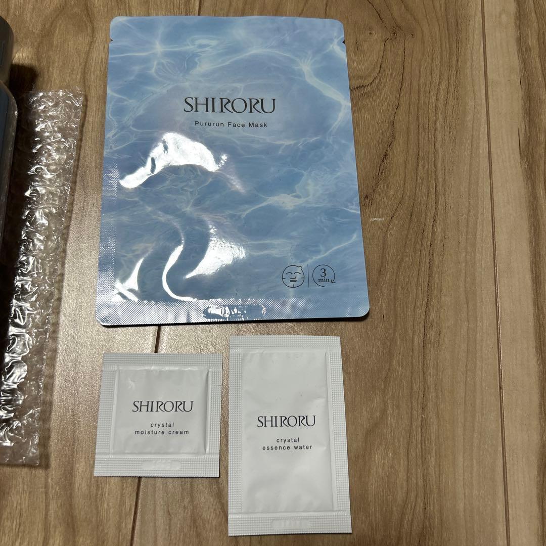 SHIRORU 洗顔料3本セットとフェイスマスク