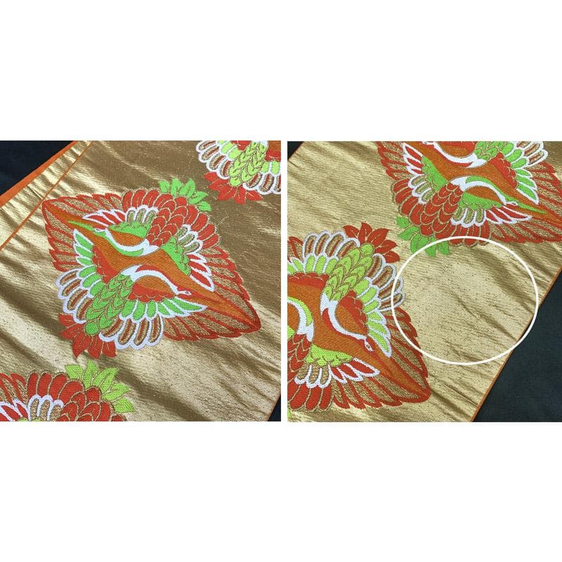 603ag10■七五三 七歳 女児 着物&袋帯&長襦袢 刺繍 蝶 ピンク■美品