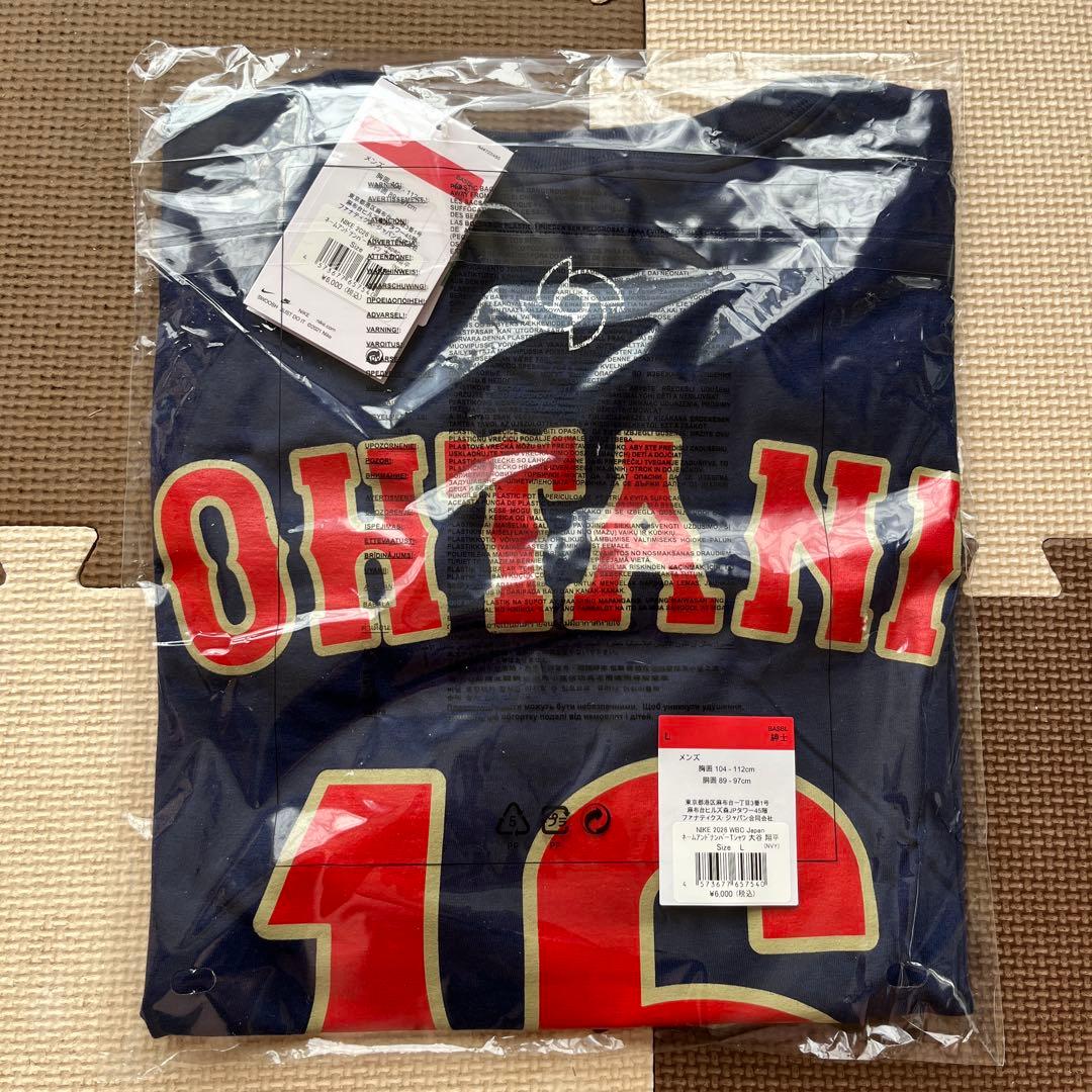WBC2026 大谷翔平NIKETシャツ　侍ジャパン　ナイキ　Ｌサイズ