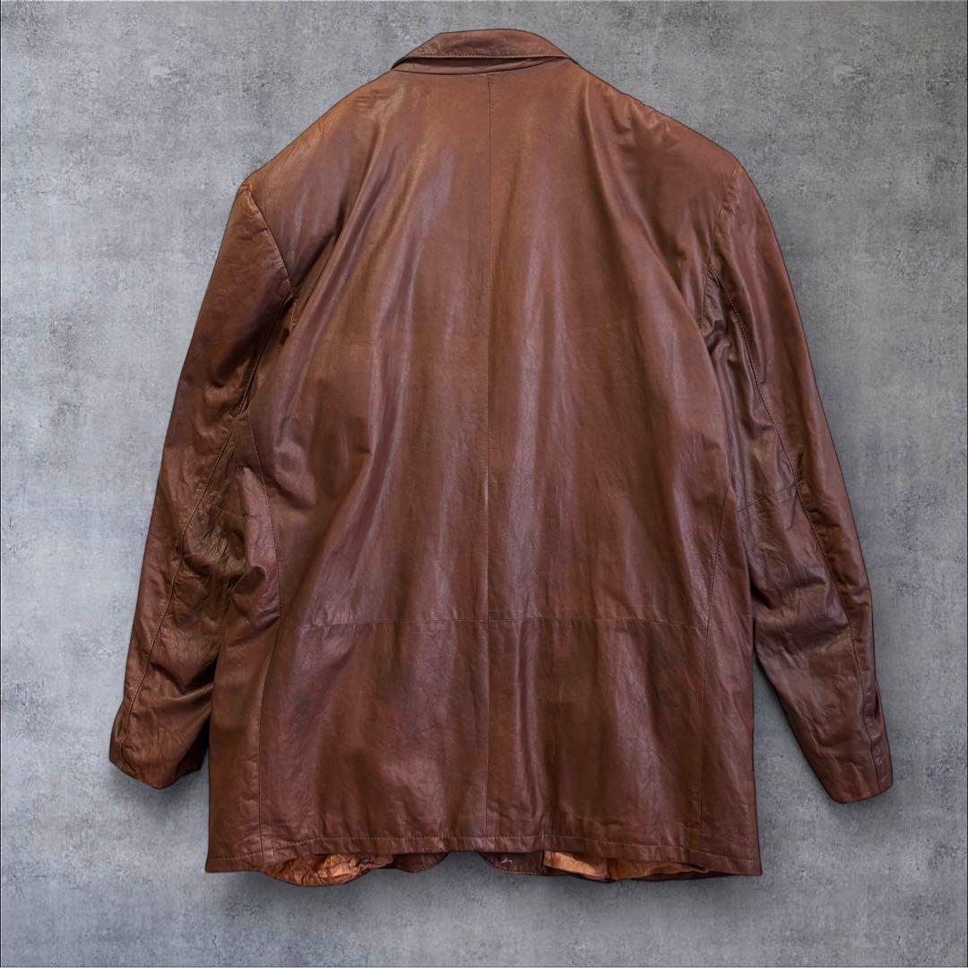 USA製 90s Remy レザーテーラードジャケット