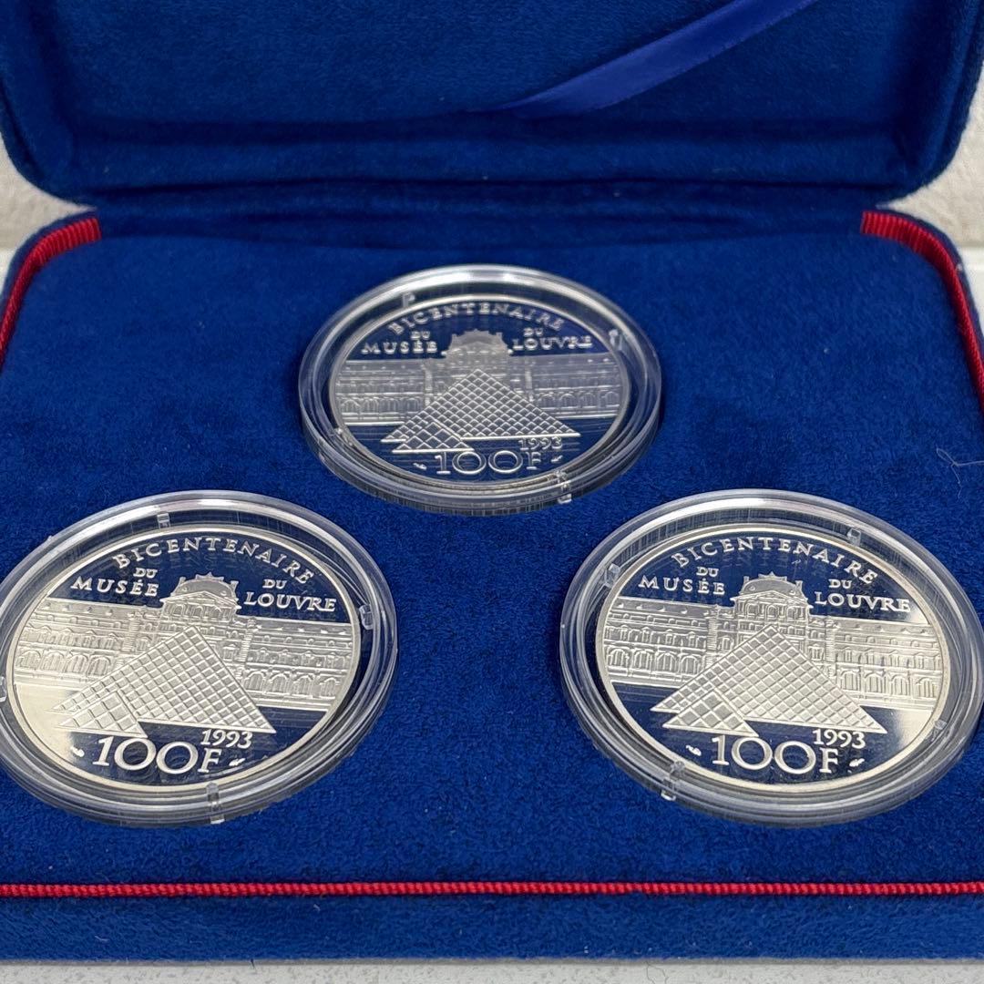 MONNAIE DE PARIS ルーヴル美術館 200周年 銀貨セット