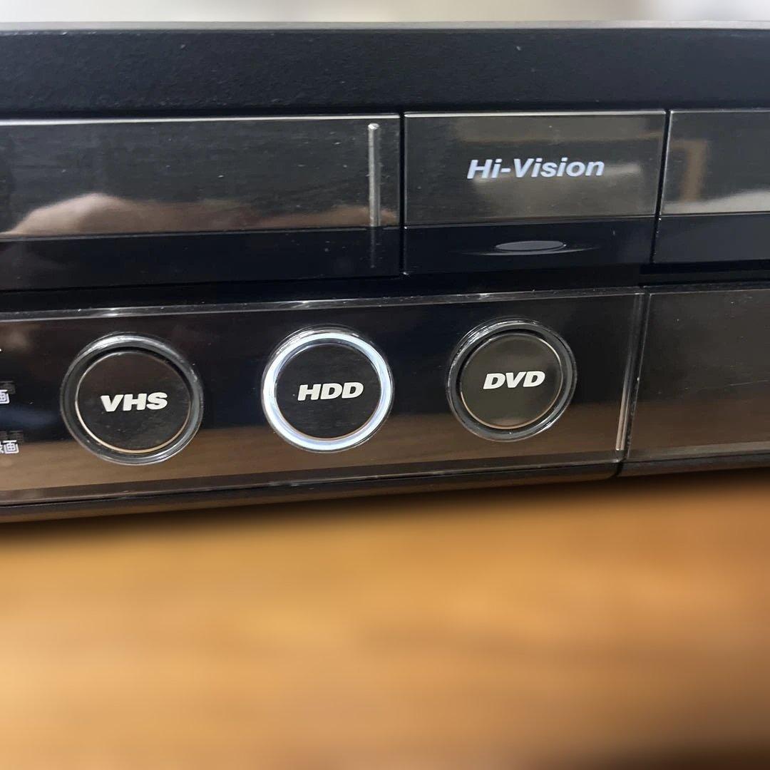 シャープ　HDD・DVD・ビデオ一体型レコーダー　DV-ACV52　ジャンク品