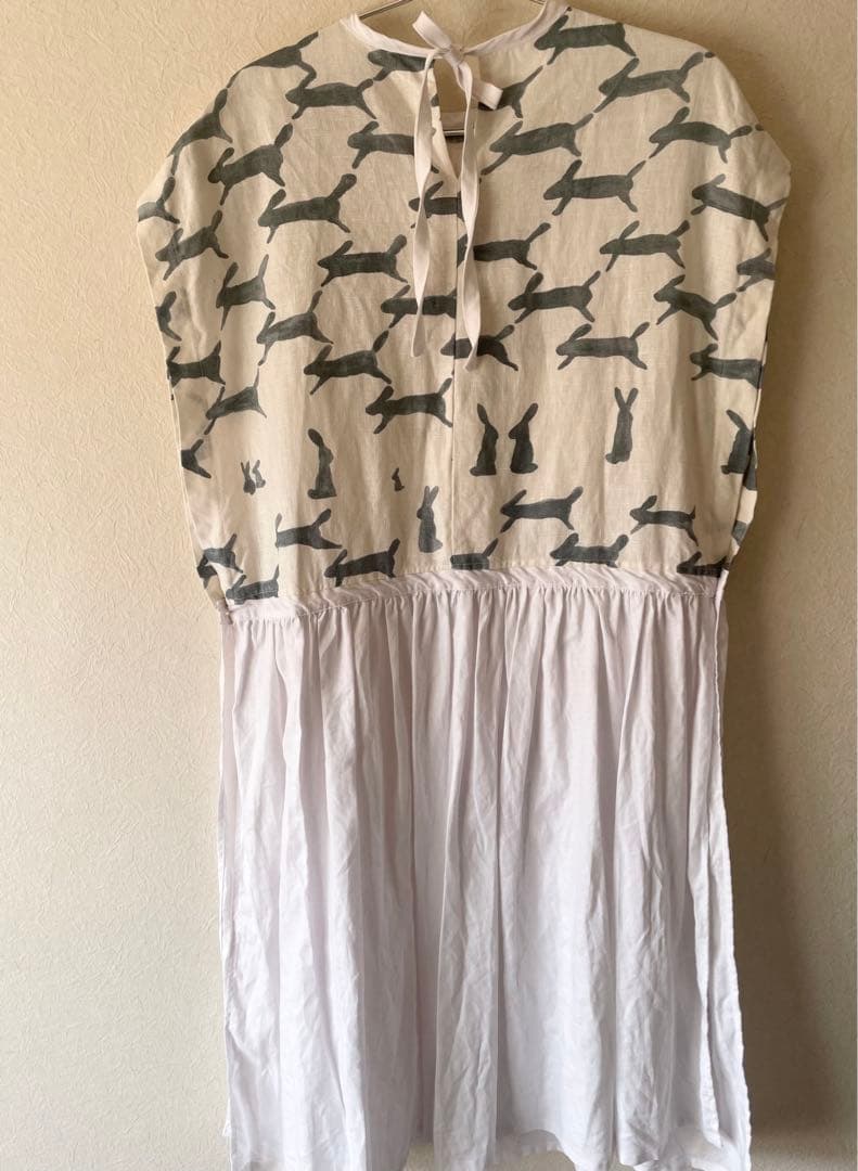 ミナペルホネン run run run ハンドメイド ワンピース 重ね着