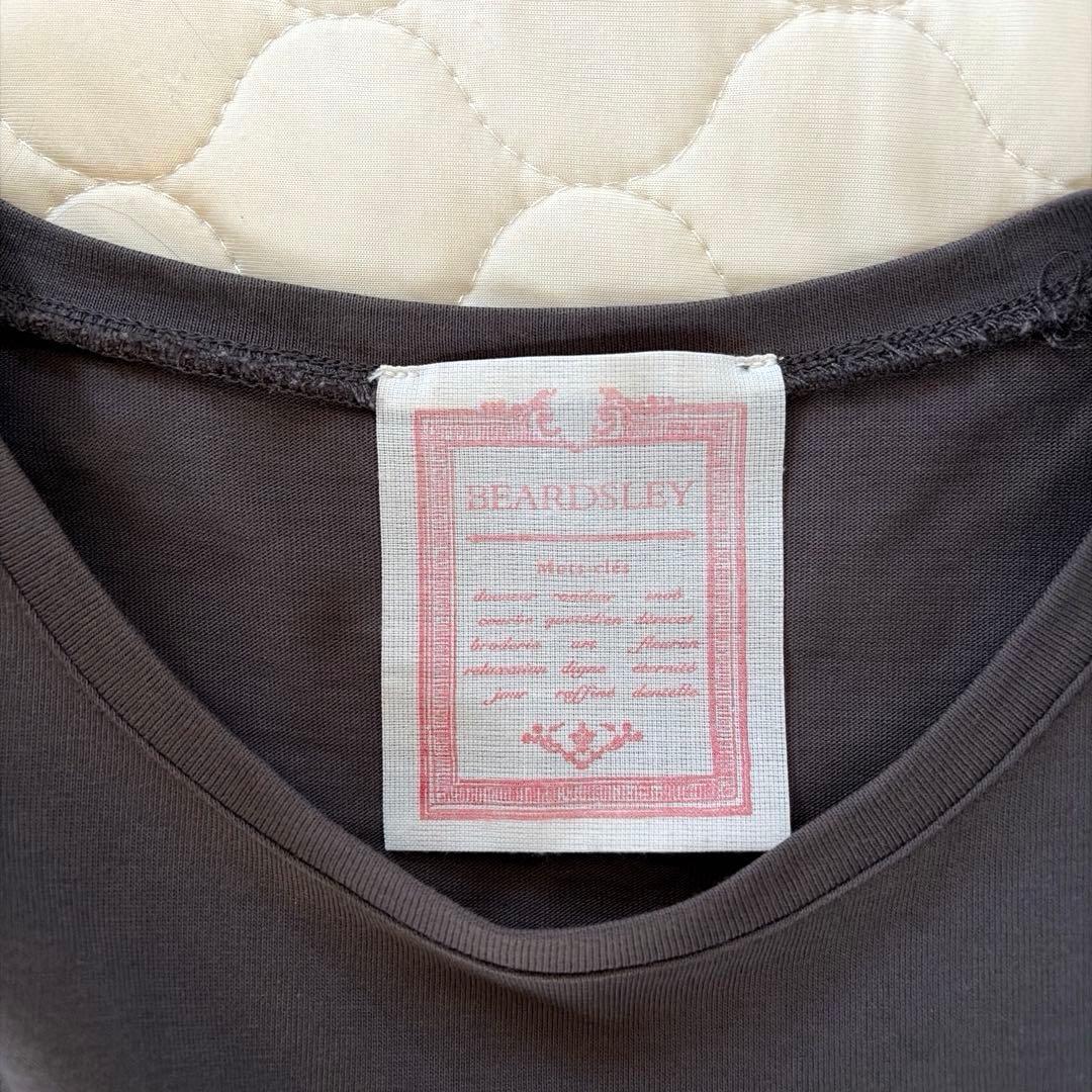 【美品】BEARDSLEY マルワンピ　バルーン　コクーン型　グレー
