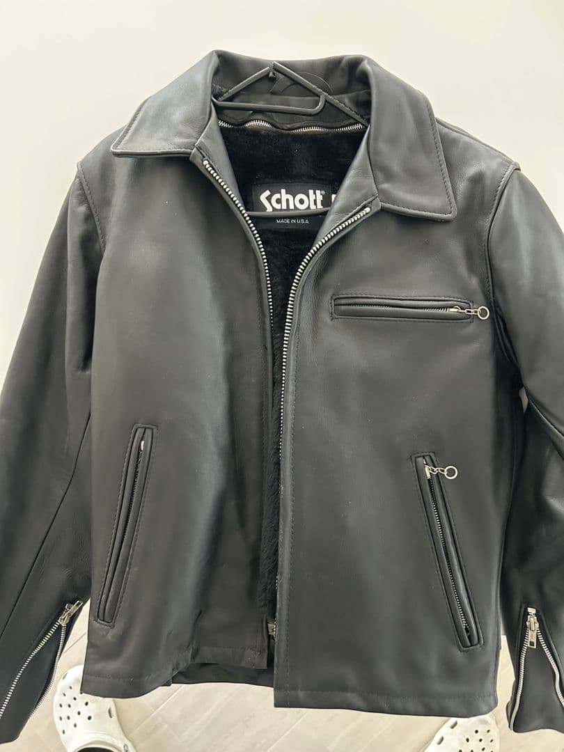 Schott レザージャケット 36 ブラック