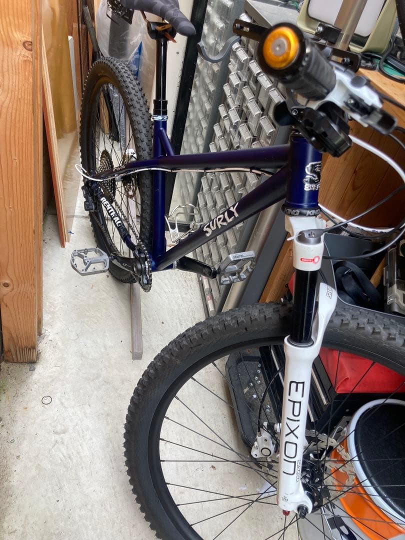 超希少MTB surly インスティゲーター2.0 マッドブルー仕様　サイズS